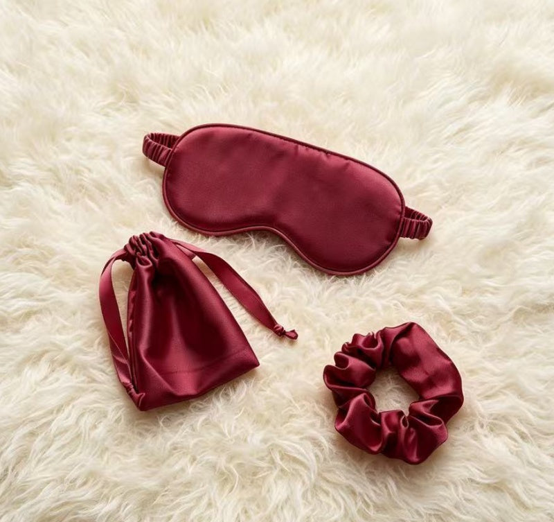 Premium Silk Satin Nightwear Robe & Luxury Sleep Care Set