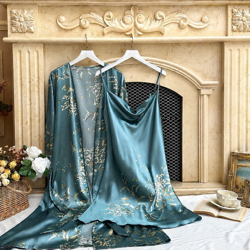 Premium Silk Nightwear & Sleep Essentials Set – 5-Piece Luxury Collection