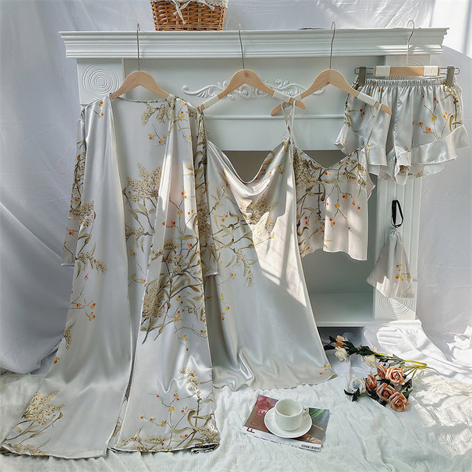 Premium Silk Nightwear & Sleep Essentials Set – 7-Piece Luxury Collection